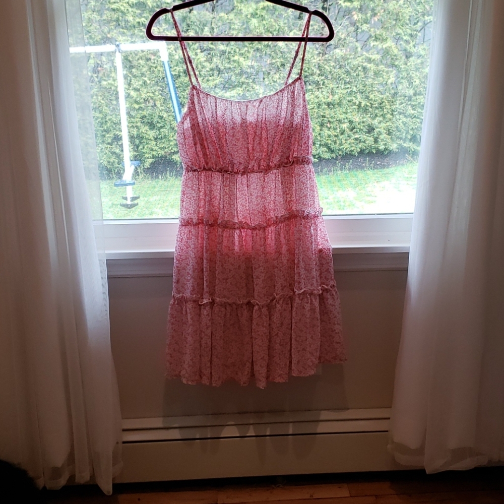Beautiful pink flowery dress